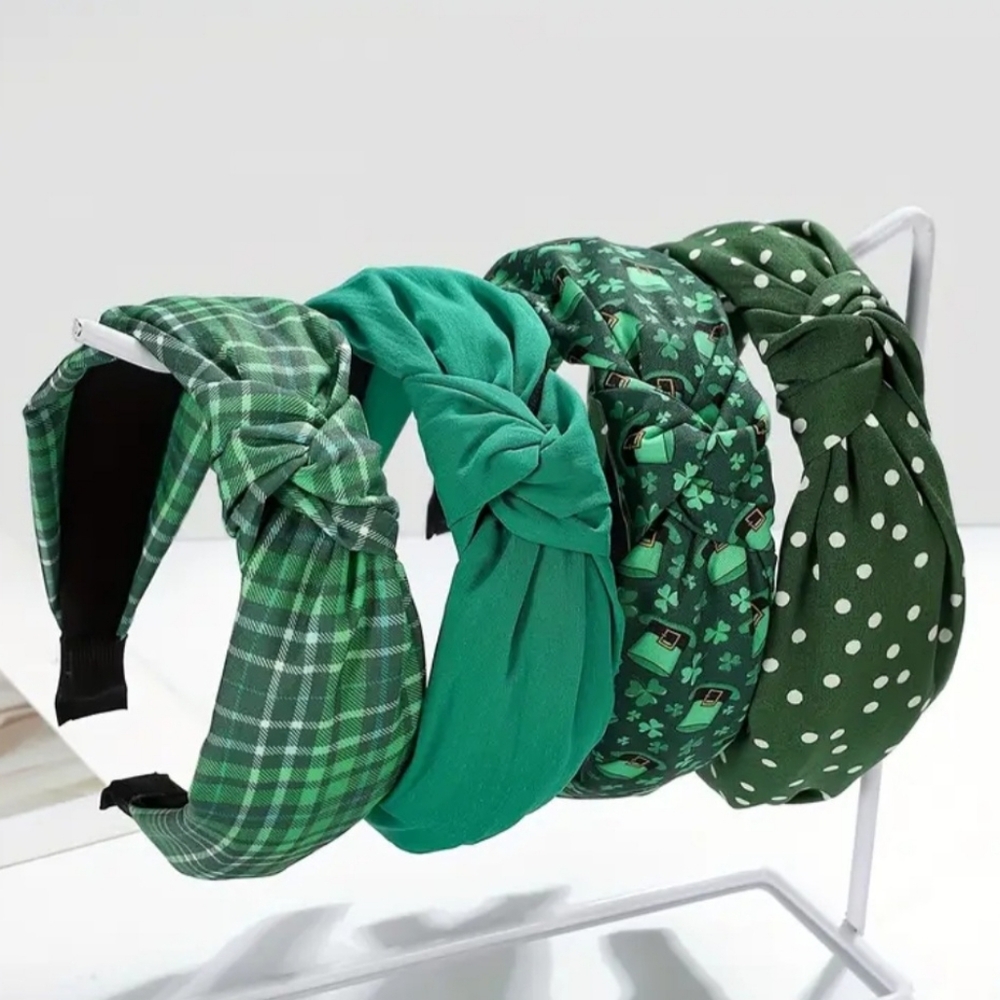 NWT St. Patrick's Headband 4 Piece Set